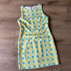 STS Sail to Sable Lemon Print Dress M